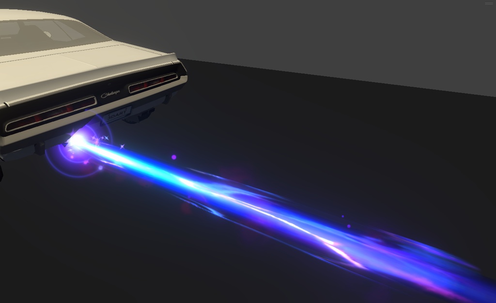 Unity Game VFX - Exhaust Nitro Effects