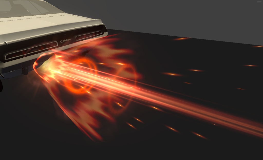 Unity Game VFX - Exhaust Nitro Effects