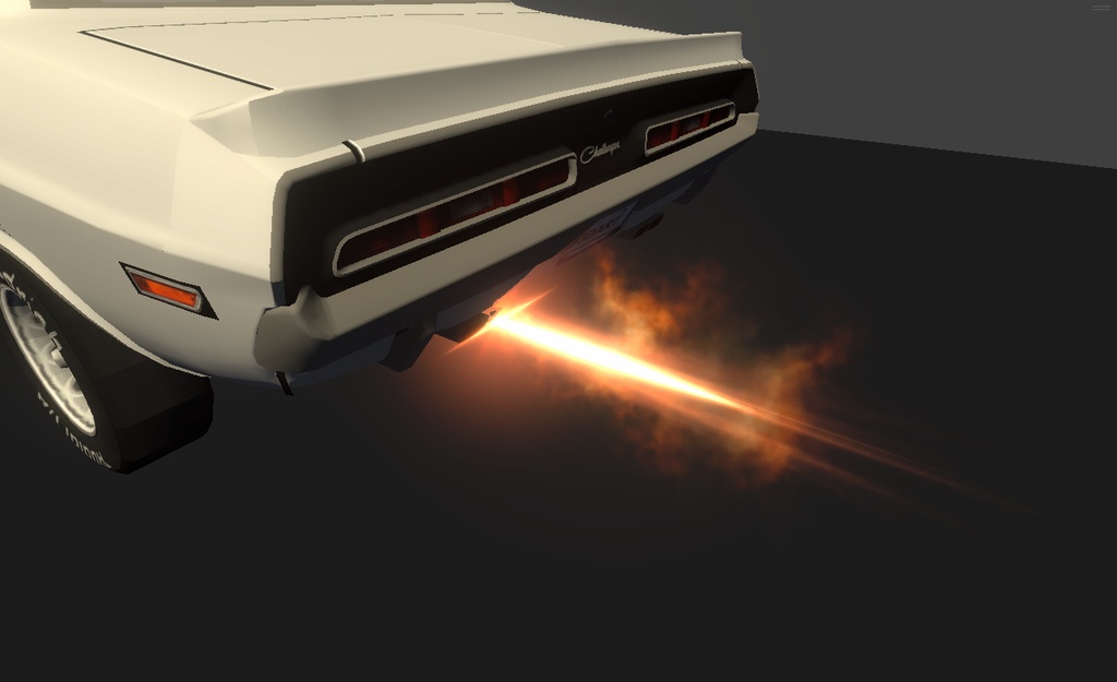 Unity Game VFX - Exhaust Nitro Effects