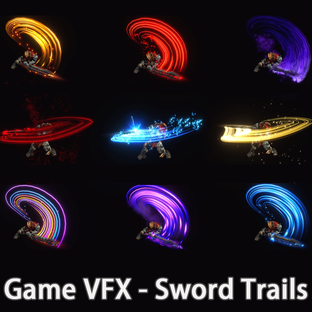 Unity Game VFX - Sword Trails(早割10%)