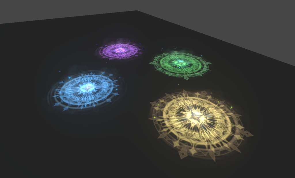 Unity Game VFX - Magic Circle(Free無料)