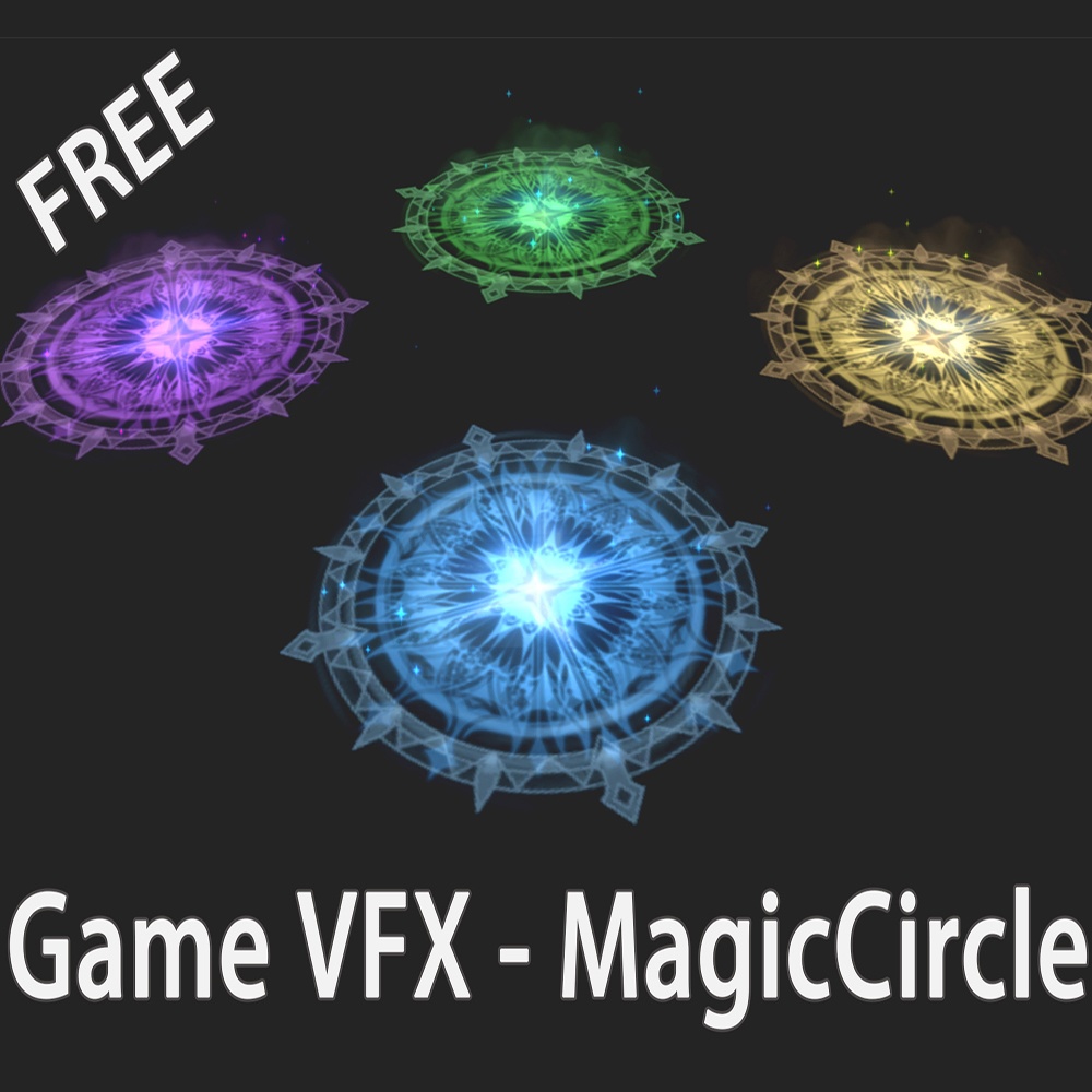 Unity Game VFX - Magic Circle(Free無料)