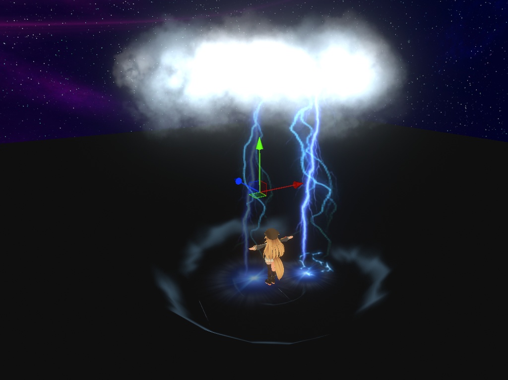 【VRChat/MA support/Quest】Thundercloud / 雷雲
