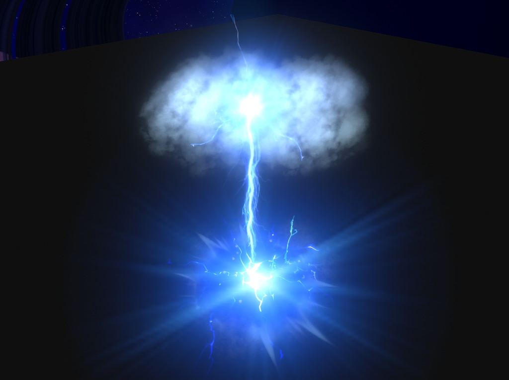 【VRChat/MA support/Quest】Thundercloud / 雷雲