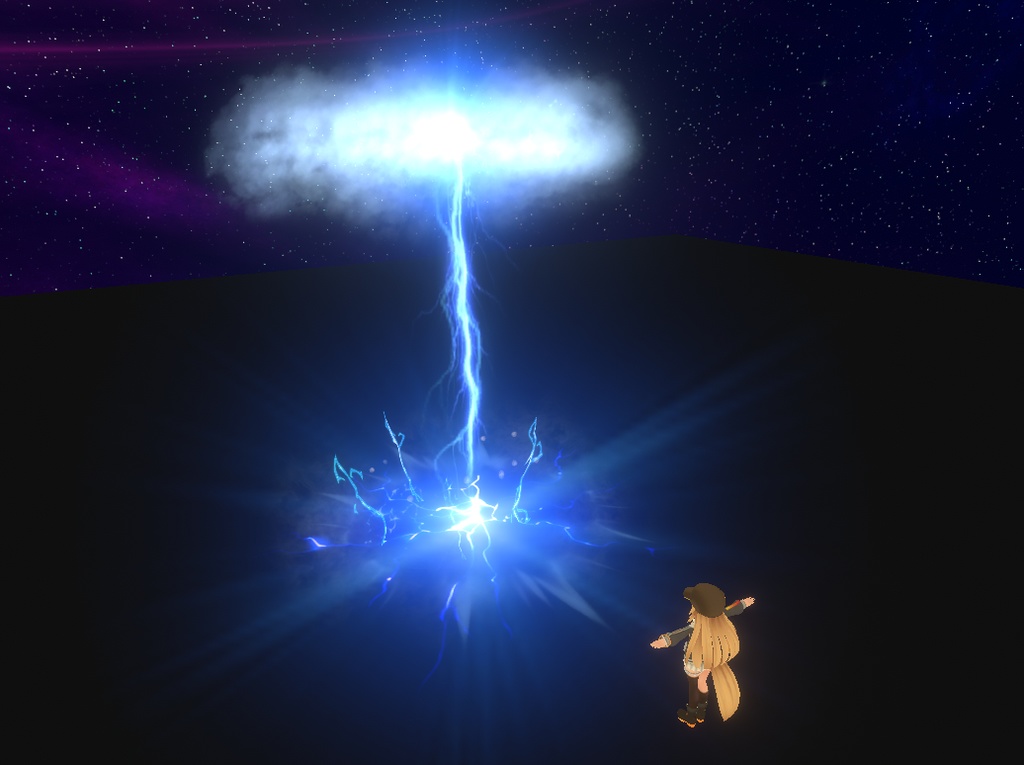【VRChat/MA support/Quest】Thundercloud / 雷雲