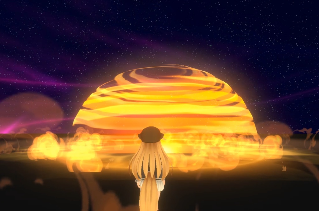 【VRChat/MA support/Quest】 Giant Fireball / 巨大な火の玉