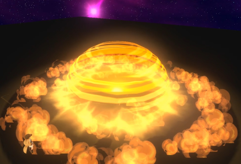 【VRChat/MA support/Quest】 Giant Fireball / 巨大な火の玉