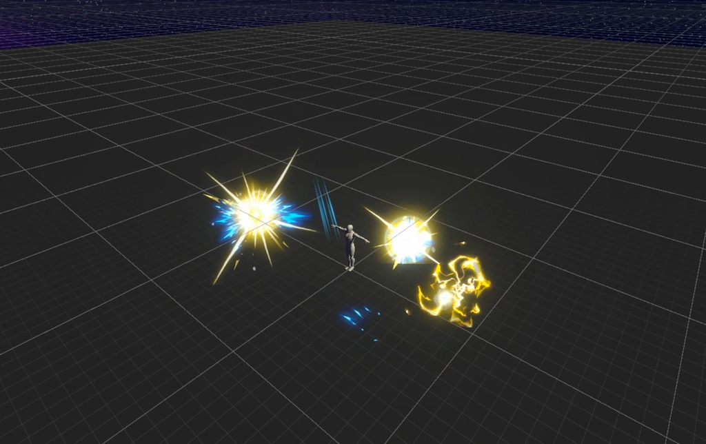 Unity Game VFX - Stylized AOE Bundle(Built-in)