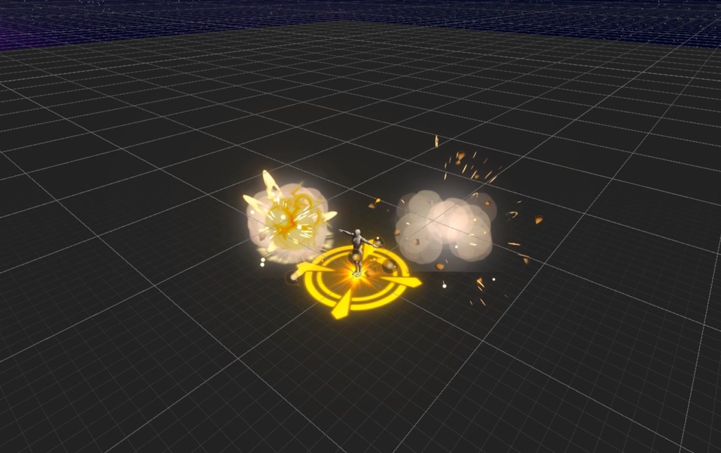 Unity Game VFX - Stylized AOE Bundle(Built-in)