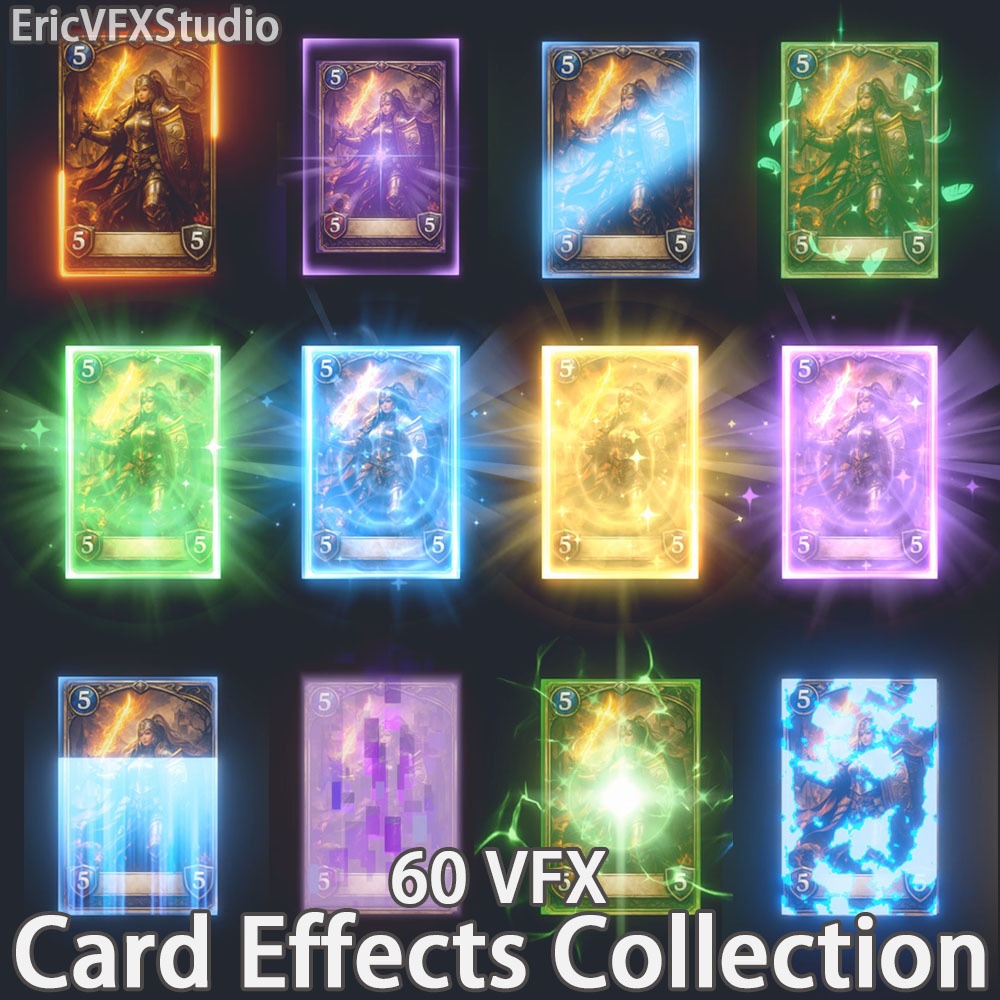 Unity Game VFX - Card Effects Collection