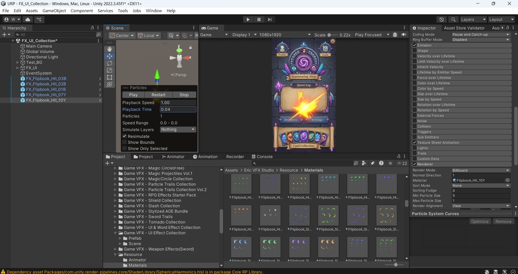 Unity Game VFX - Flipbook Slash and Hit