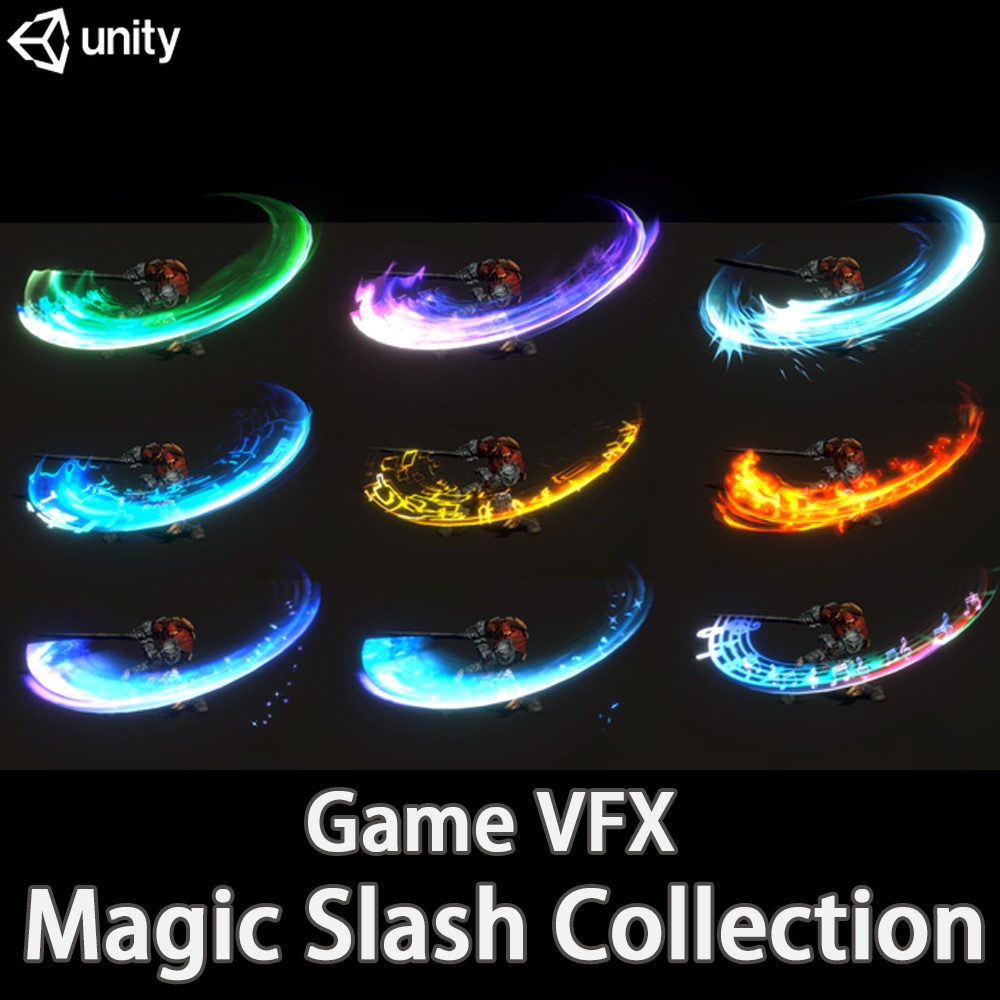 Unity Game VFX - Magic Slash Collection