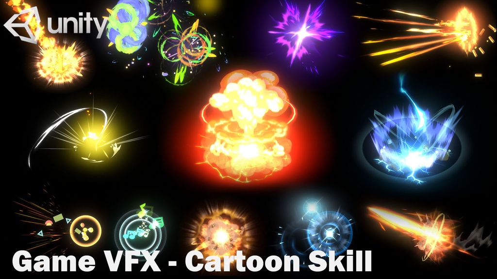 Unity Game VFX Mega Pack Vol.2(Built-In & URP)