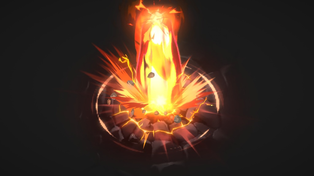 Unity Game VFX - Flipbook Cartoon Skill