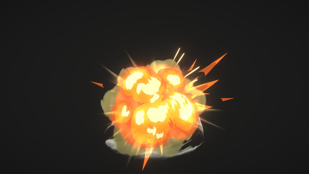 Unity Game VFX - Flipbook Cartoon Skill