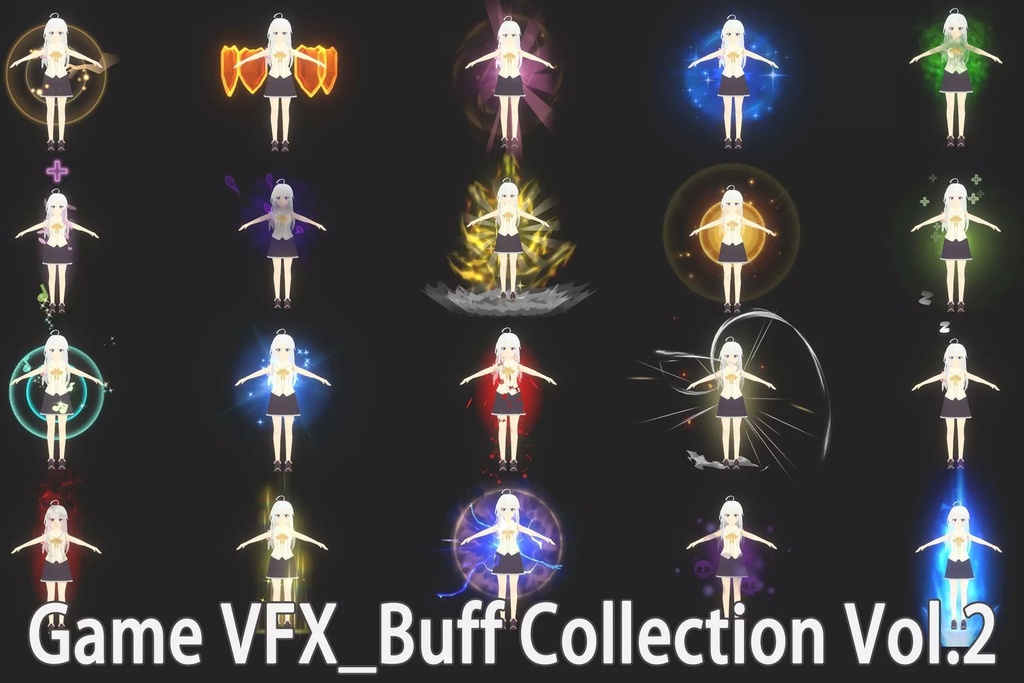 Unity Game VFX - Character Aura Effects Pack