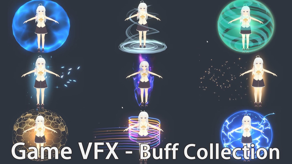 Unity Game VFX - Character Aura Effects Pack