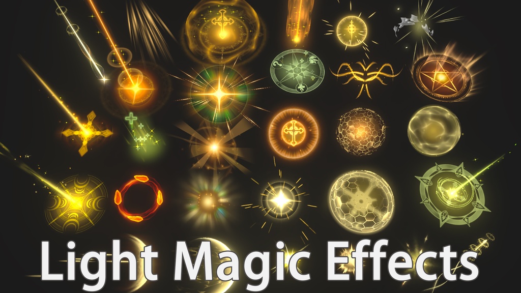 Unity Game VFX - RPG Skill Effects (Magic, AOE, Projectile)