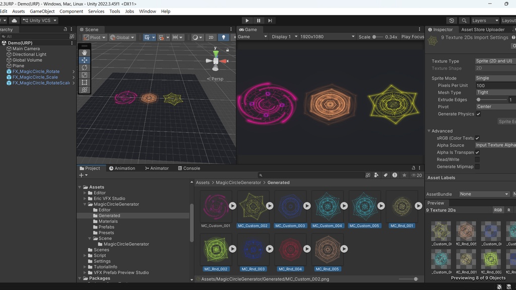 Unity Magic Circle Creator Lite