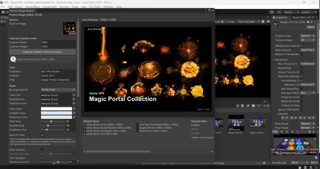 Unity Promo Image Maker Studio