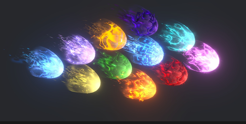 Unity Game VFX - Stylized Energy Blast