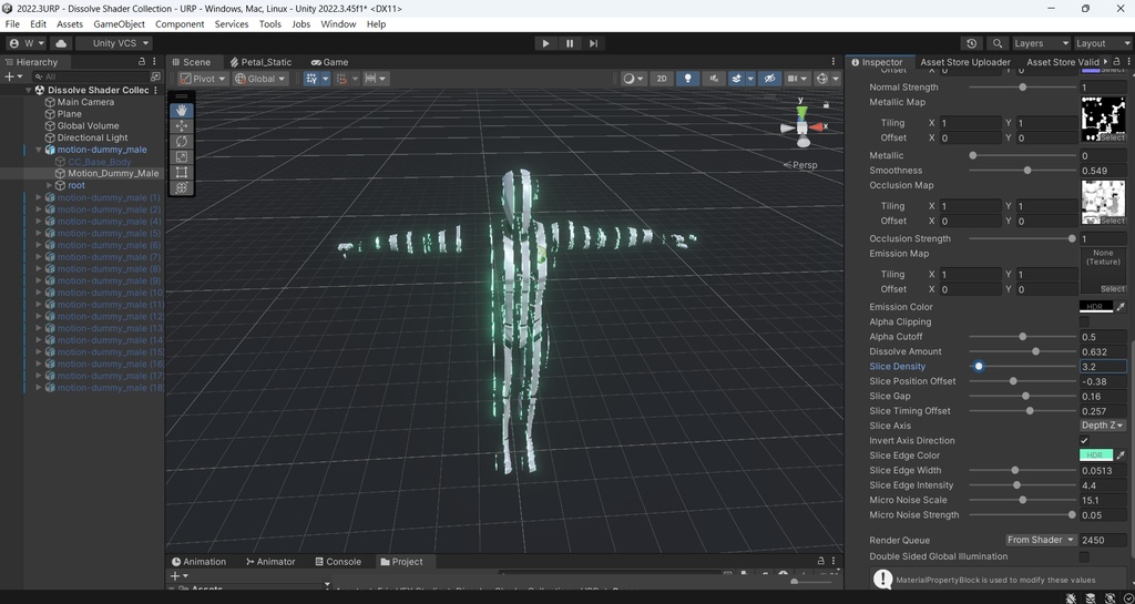 Unity Dissolve Shader Collection - URP