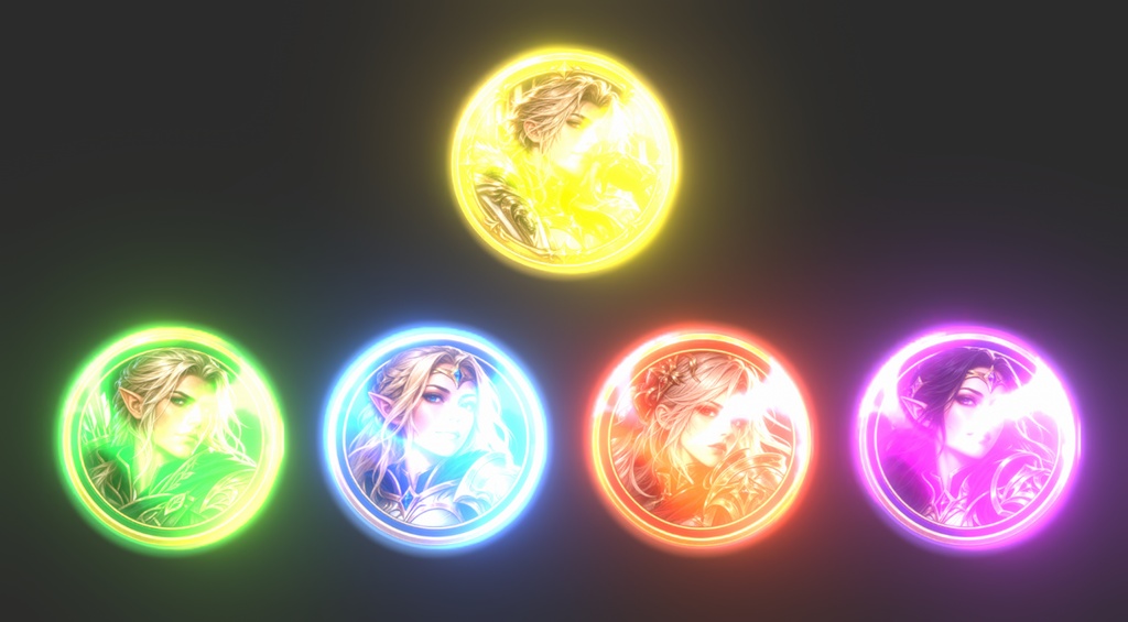 Unity Circular UI Ring VFX Pack
