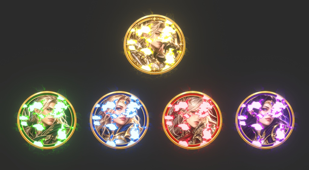 Unity Circular UI Ring VFX Pack