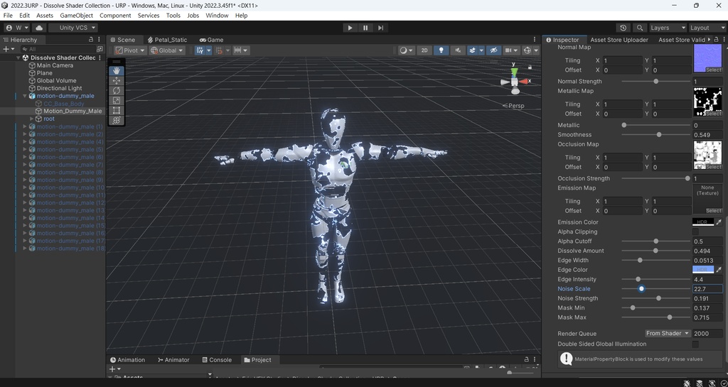 Unity Dissolve Shader Collection - Built-In