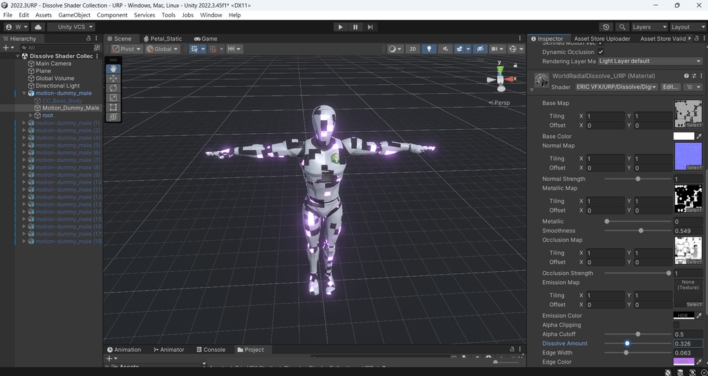 Unity Dissolve Shader Collection - Built-In