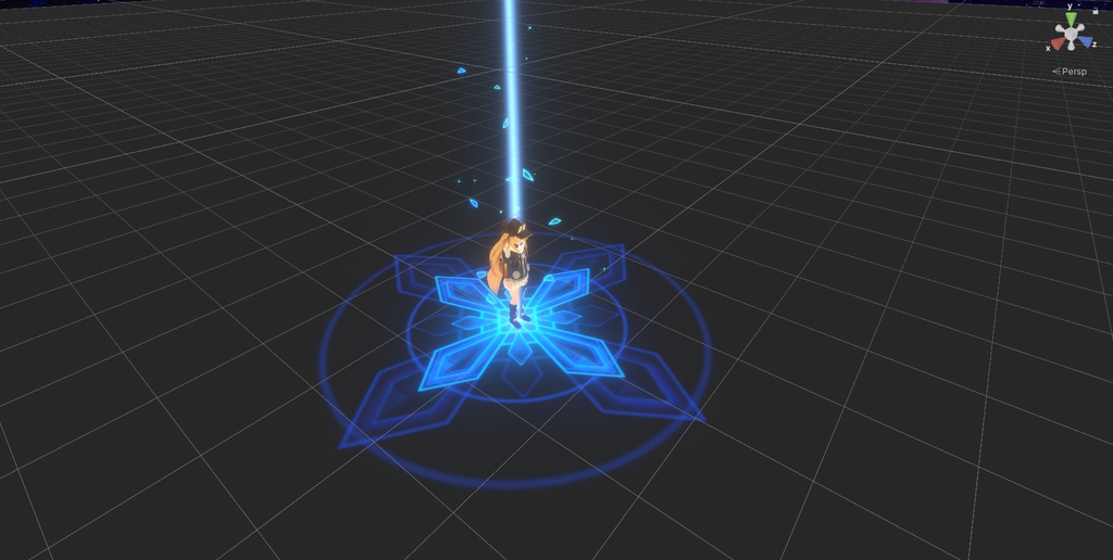 【VRChat/MA support】Fire and Ice effects / 炎と氷のエフェクト
