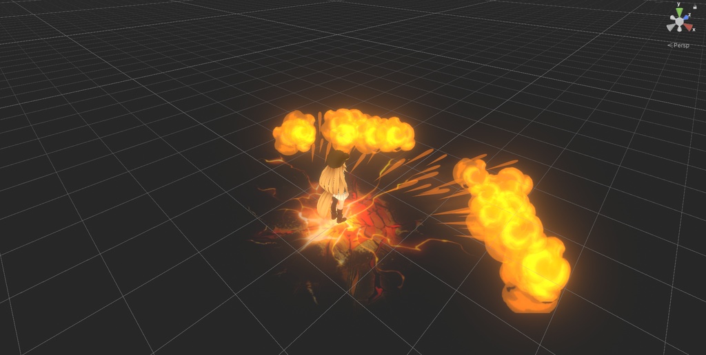 【VRChat/MA support】Fire and Ice effects / 炎と氷のエフェクト
