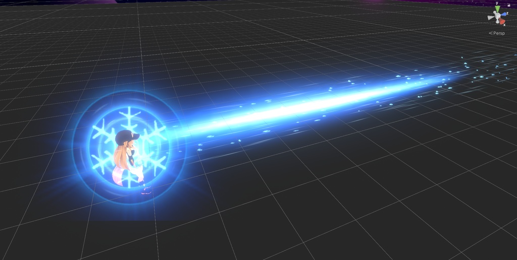 【VRChat/MA support】Fire and Ice effects / 炎と氷のエフェクト
