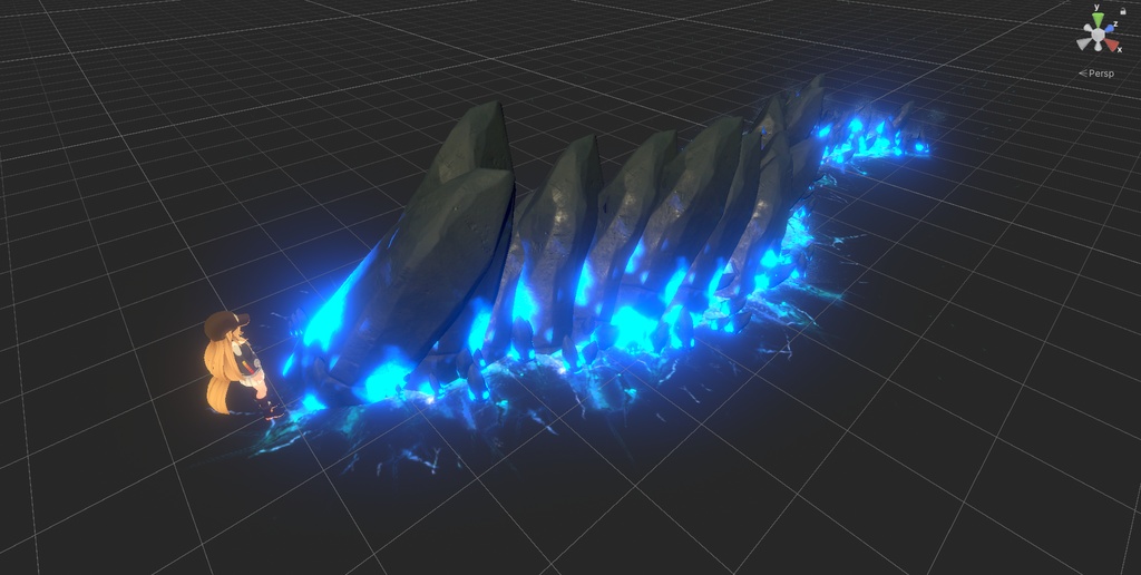 【VRChat/MA support】Fire and Ice effects / 炎と氷のエフェクト
