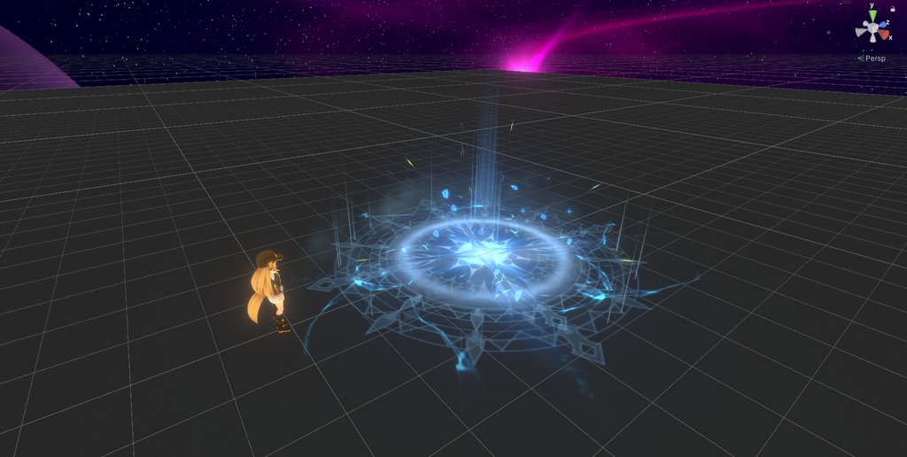 【VRChat/MA support】Fire and Ice effects / 炎と氷のエフェクト