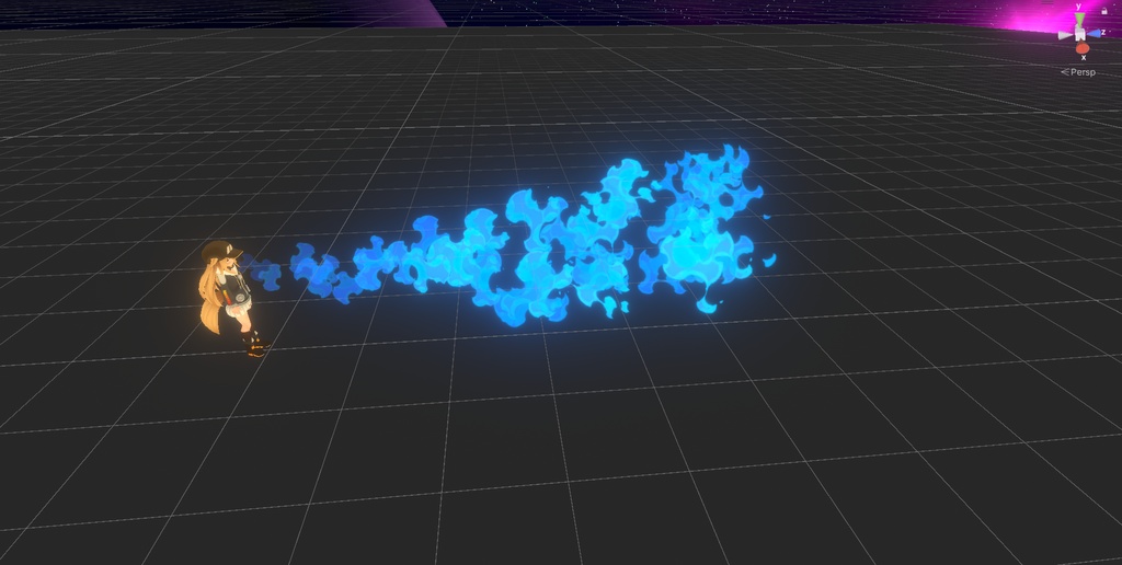 【VRChat/MA support】Fire and Ice effects / 炎と氷のエフェクト