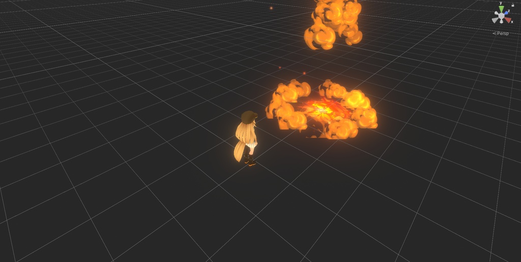 【VRChat/MA support】Fire and Ice effects / 炎と氷のエフェクト