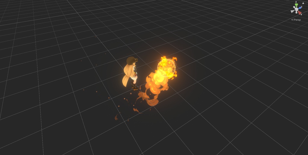 【VRChat/MA support】Fire and Ice effects / 炎と氷のエフェクト