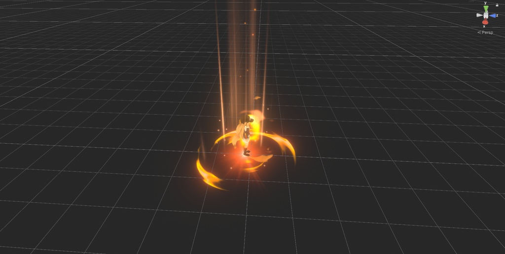【VRChat/MA support】Fire and Ice effects / 炎と氷のエフェクト