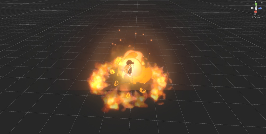 【VRChat/MA support】Fire and Ice effects / 炎と氷のエフェクト