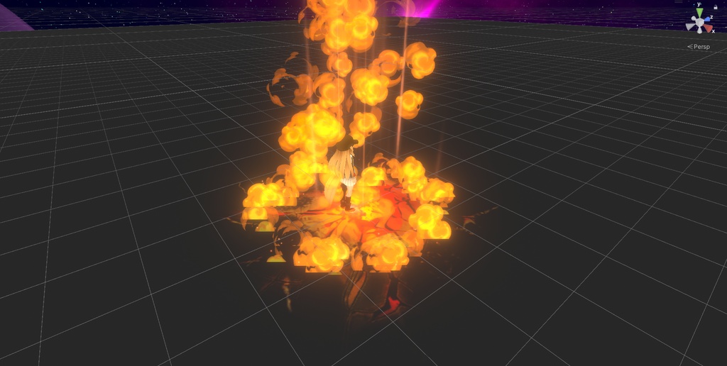 【VRChat/MA support】Fire and Ice effects / 炎と氷のエフェクト