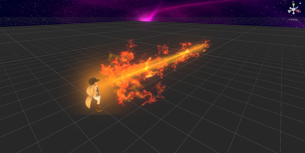 【VRChat/MA support】Fire and Ice effects / 炎と氷のエフェクト
