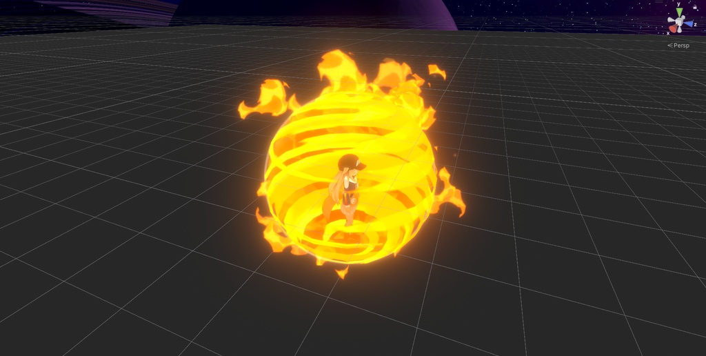 【VRChat/MA support】Fire and Ice effects / 炎と氷のエフェクト