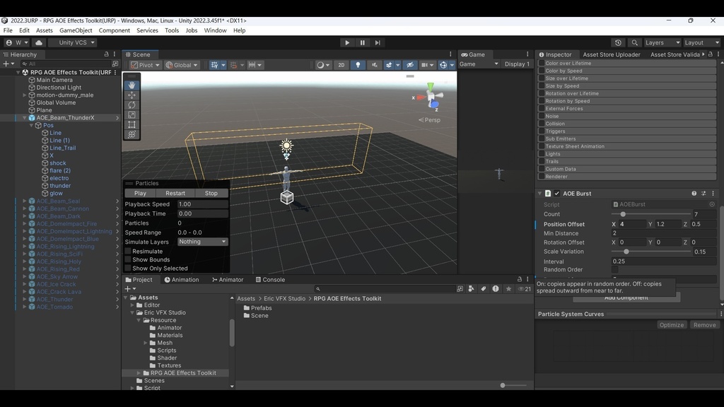 Unity RPG AOE Effects Toolkit