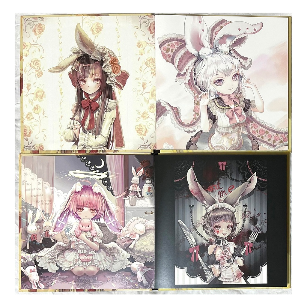 ユキノア兎耳ロリィタと天使のイラスト集 上製本(ハードカバー)