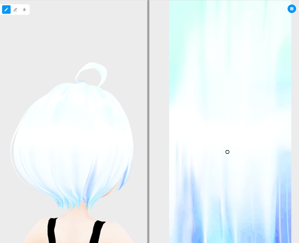 vroidstudio(正式版) 髪の毛のテクスチャー20枚+α