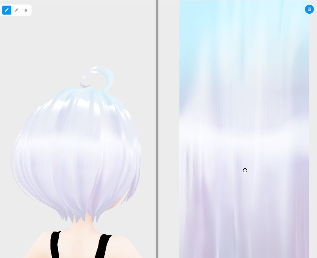 vroidstudio(正式版) 髪の毛のテクスチャー20枚+α