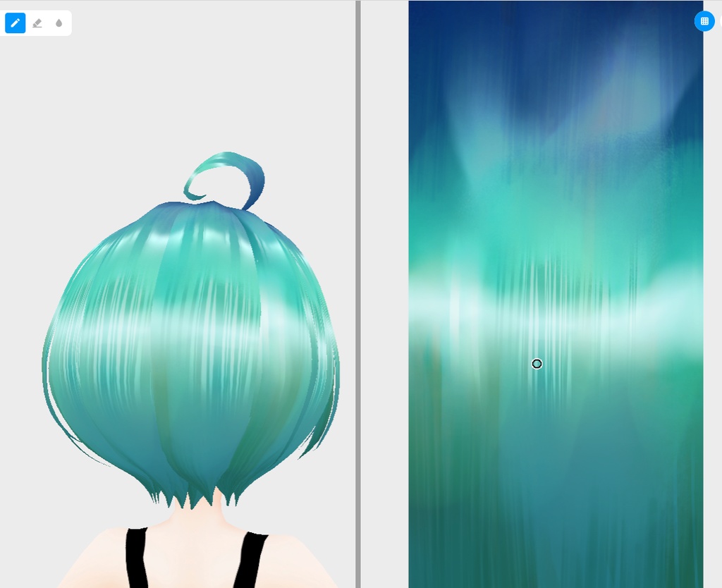 vroidstudio(正式版) 髪の毛のテクスチャー20枚+α