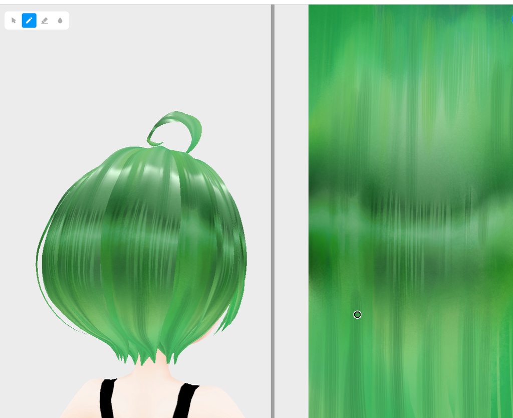 vroidstudio(正式版) 髪の毛のテクスチャー20枚+α