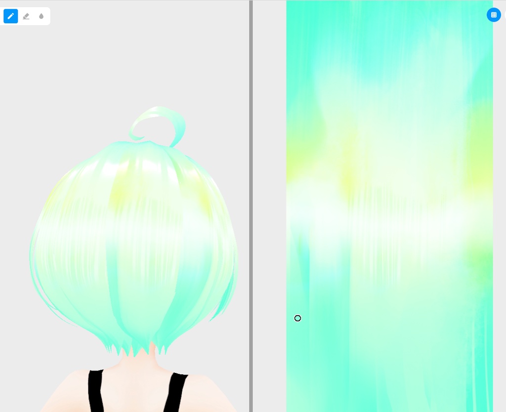vroidstudio(正式版) 髪の毛のテクスチャー20枚+α